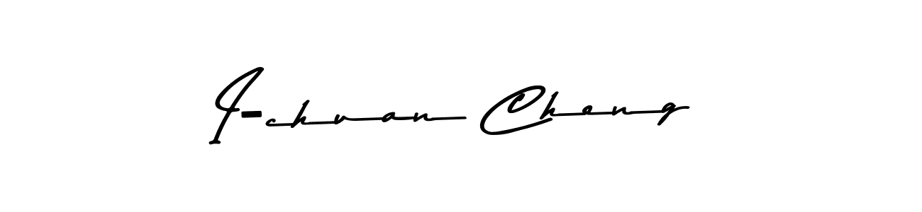 Design your own signature with our free online signature maker. With this signature software, you can create a handwritten (Asem Kandis PERSONAL USE) signature for name I-chuan Cheng. I-chuan Cheng signature style 9 images and pictures png