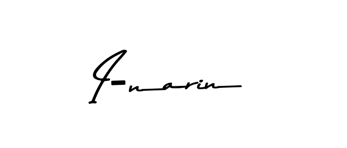 Design your own signature with our free online signature maker. With this signature software, you can create a handwritten (Asem Kandis PERSONAL USE) signature for name I-narin. I-narin signature style 9 images and pictures png