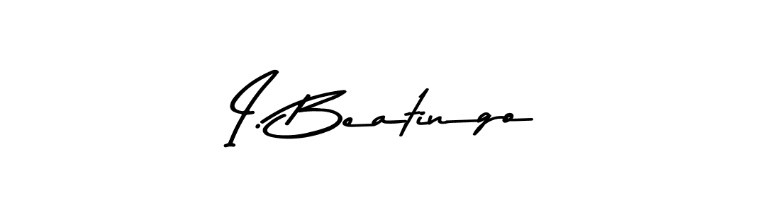 Make a beautiful signature design for name I. Beatingo. With this signature (Asem Kandis PERSONAL USE) style, you can create a handwritten signature for free. I. Beatingo signature style 9 images and pictures png