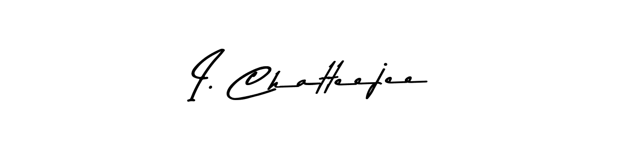 This is the best signature style for the I. Chatteejee name. Also you like these signature font (Asem Kandis PERSONAL USE). Mix name signature. I. Chatteejee signature style 9 images and pictures png