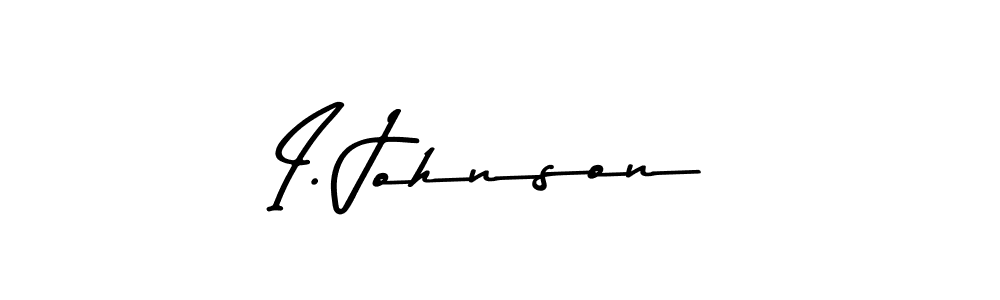 Design your own signature with our free online signature maker. With this signature software, you can create a handwritten (Asem Kandis PERSONAL USE) signature for name I. Johnson. I. Johnson signature style 9 images and pictures png