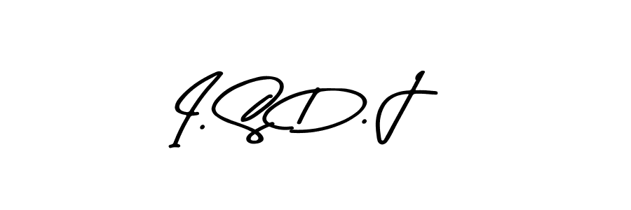 Create a beautiful signature design for name I. S D. J. With this signature (Asem Kandis PERSONAL USE) fonts, you can make a handwritten signature for free. I. S D. J signature style 9 images and pictures png
