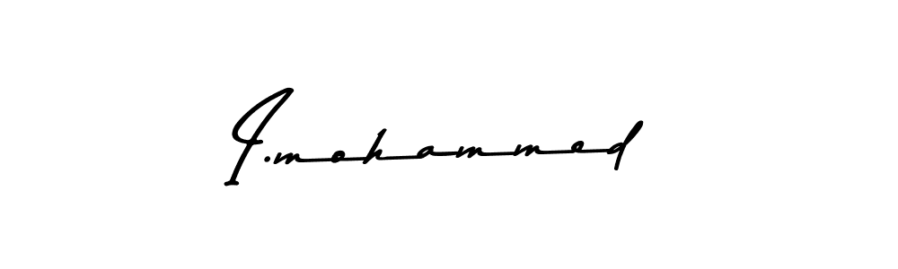 Make a beautiful signature design for name I.mohammed. With this signature (Asem Kandis PERSONAL USE) style, you can create a handwritten signature for free. I.mohammed signature style 9 images and pictures png