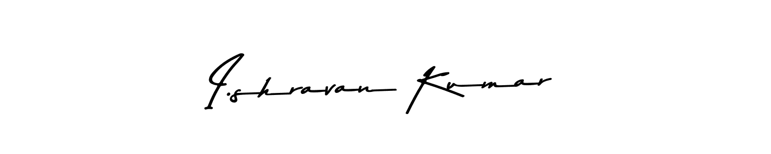 The best way (Asem Kandis PERSONAL USE) to make a short signature is to pick only two or three words in your name. The name I.shravan Kumar include a total of six letters. For converting this name. I.shravan Kumar signature style 9 images and pictures png