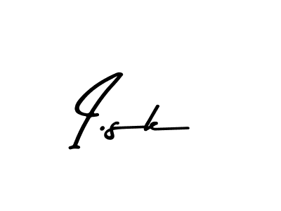 How to make I.sk name signature. Use Asem Kandis PERSONAL USE style for creating short signs online. This is the latest handwritten sign. I.sk signature style 9 images and pictures png