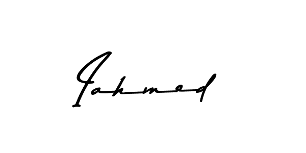 Also You can easily find your signature by using the search form. We will create Iahmed name handwritten signature images for you free of cost using Asem Kandis PERSONAL USE sign style. Iahmed signature style 9 images and pictures png