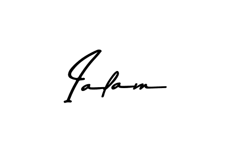 Similarly Asem Kandis PERSONAL USE is the best handwritten signature design. Signature creator online .You can use it as an online autograph creator for name Ialam. Ialam signature style 9 images and pictures png
