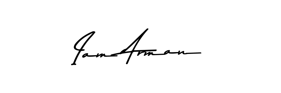 How to make Iam Arman signature? Asem Kandis PERSONAL USE is a professional autograph style. Create handwritten signature for Iam Arman name. Iam Arman signature style 9 images and pictures png