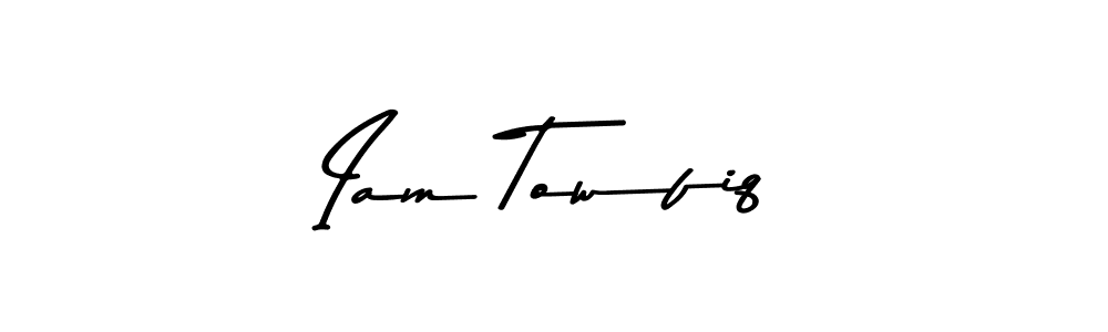 Asem Kandis PERSONAL USE is a professional signature style that is perfect for those who want to add a touch of class to their signature. It is also a great choice for those who want to make their signature more unique. Get Iam Towfiq name to fancy signature for free. Iam Towfiq signature style 9 images and pictures png
