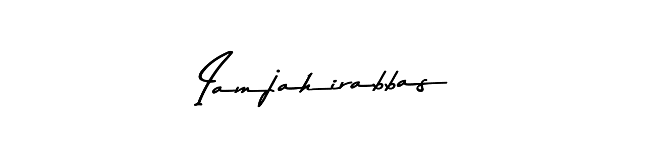 Similarly Asem Kandis PERSONAL USE is the best handwritten signature design. Signature creator online .You can use it as an online autograph creator for name Iamjahirabbas. Iamjahirabbas signature style 9 images and pictures png