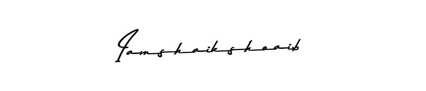 Also You can easily find your signature by using the search form. We will create Iamshaikshoaib name handwritten signature images for you free of cost using Asem Kandis PERSONAL USE sign style. Iamshaikshoaib signature style 9 images and pictures png