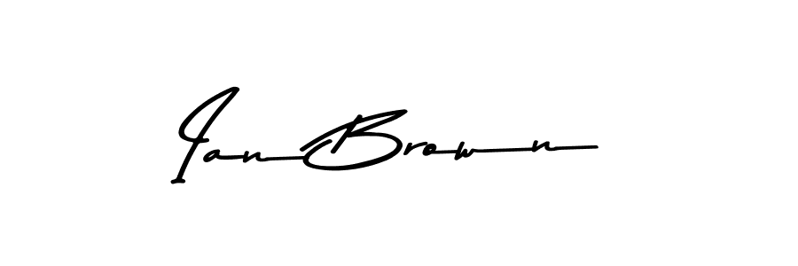 You should practise on your own different ways (Asem Kandis PERSONAL USE) to write your name (Ian Brown) in signature. don't let someone else do it for you. Ian Brown signature style 9 images and pictures png