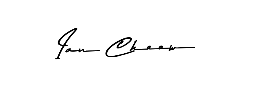 Create a beautiful signature design for name Ian Cheow. With this signature (Asem Kandis PERSONAL USE) fonts, you can make a handwritten signature for free. Ian Cheow signature style 9 images and pictures png