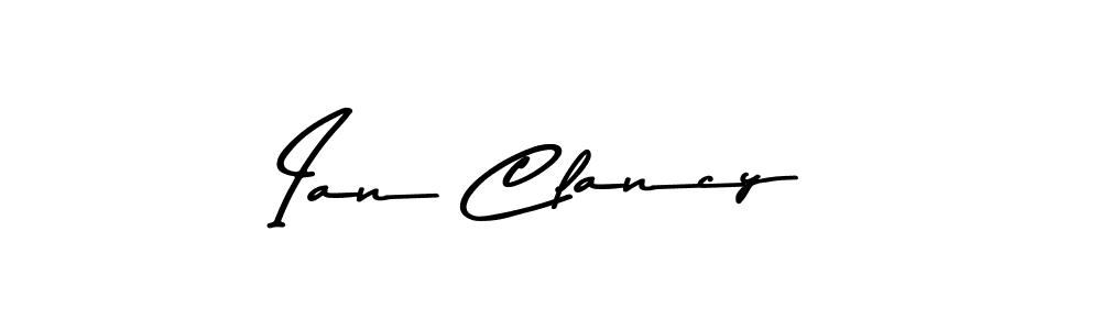 You should practise on your own different ways (Asem Kandis PERSONAL USE) to write your name (Ian Clancy) in signature. don't let someone else do it for you. Ian Clancy signature style 9 images and pictures png