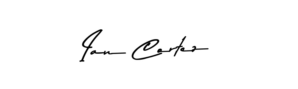 Similarly Asem Kandis PERSONAL USE is the best handwritten signature design. Signature creator online .You can use it as an online autograph creator for name Ian Cortez. Ian Cortez signature style 9 images and pictures png