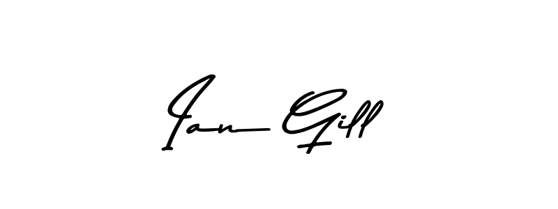 Use a signature maker to create a handwritten signature online. With this signature software, you can design (Asem Kandis PERSONAL USE) your own signature for name Ian Gill. Ian Gill signature style 9 images and pictures png
