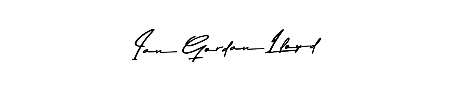 Use a signature maker to create a handwritten signature online. With this signature software, you can design (Asem Kandis PERSONAL USE) your own signature for name Ian Gordan Lloyd. Ian Gordan Lloyd signature style 9 images and pictures png