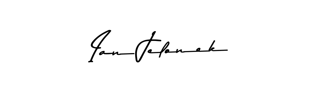 Create a beautiful signature design for name Ian Jelonek. With this signature (Asem Kandis PERSONAL USE) fonts, you can make a handwritten signature for free. Ian Jelonek signature style 9 images and pictures png