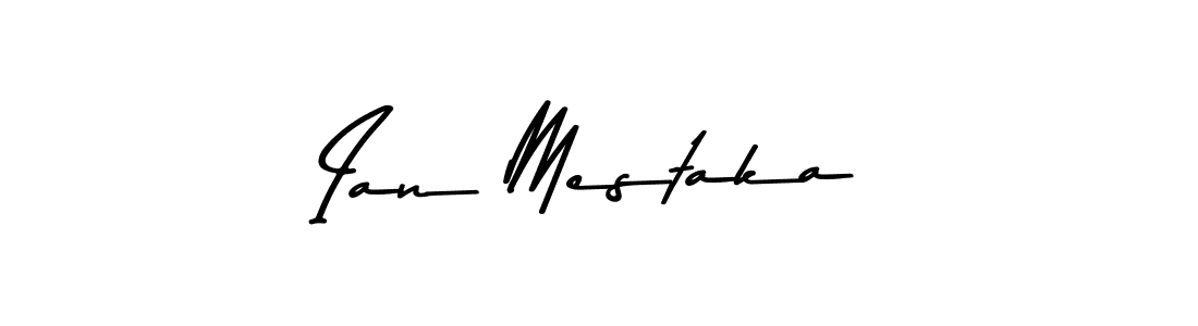 Ian Mestaka stylish signature style. Best Handwritten Sign (Asem Kandis PERSONAL USE) for my name. Handwritten Signature Collection Ideas for my name Ian Mestaka. Ian Mestaka signature style 9 images and pictures png