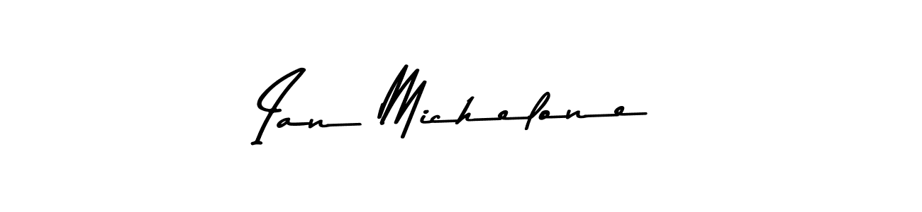 Ian Michelone stylish signature style. Best Handwritten Sign (Asem Kandis PERSONAL USE) for my name. Handwritten Signature Collection Ideas for my name Ian Michelone. Ian Michelone signature style 9 images and pictures png