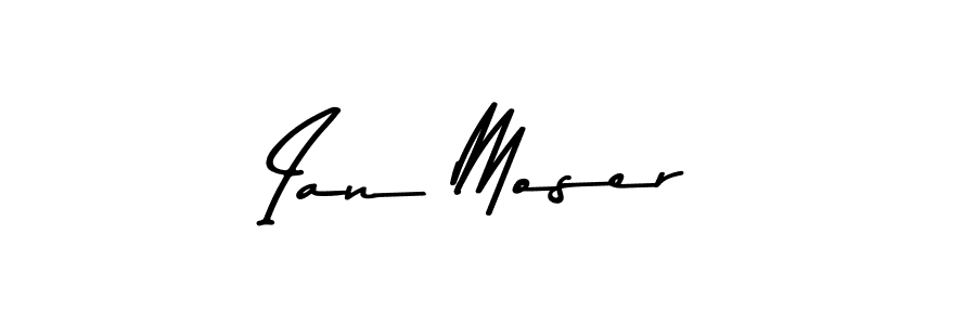 Create a beautiful signature design for name Ian Moser. With this signature (Asem Kandis PERSONAL USE) fonts, you can make a handwritten signature for free. Ian Moser signature style 9 images and pictures png