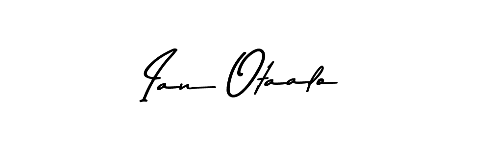 The best way (Asem Kandis PERSONAL USE) to make a short signature is to pick only two or three words in your name. The name Ian Otaalo include a total of six letters. For converting this name. Ian Otaalo signature style 9 images and pictures png