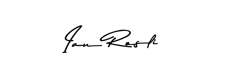 Use a signature maker to create a handwritten signature online. With this signature software, you can design (Asem Kandis PERSONAL USE) your own signature for name Ian Rosli. Ian Rosli signature style 9 images and pictures png