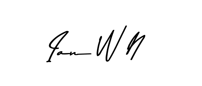 Best and Professional Signature Style for Ian W N. Asem Kandis PERSONAL USE Best Signature Style Collection. Ian W N signature style 9 images and pictures png