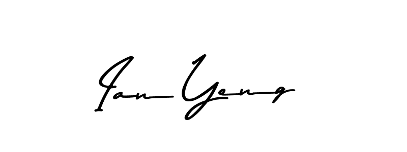 Create a beautiful signature design for name Ian Yeng. With this signature (Asem Kandis PERSONAL USE) fonts, you can make a handwritten signature for free. Ian Yeng signature style 9 images and pictures png