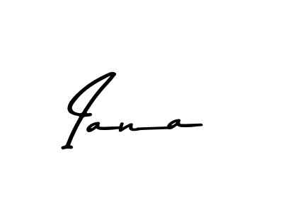 You should practise on your own different ways (Asem Kandis PERSONAL USE) to write your name (Iana) in signature. don't let someone else do it for you. Iana signature style 9 images and pictures png
