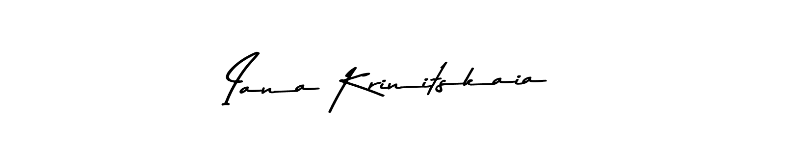 How to make Iana Krinitskaia signature? Asem Kandis PERSONAL USE is a professional autograph style. Create handwritten signature for Iana Krinitskaia name. Iana Krinitskaia signature style 9 images and pictures png