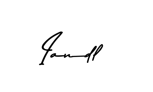 Similarly Asem Kandis PERSONAL USE is the best handwritten signature design. Signature creator online .You can use it as an online autograph creator for name Iandl. Iandl signature style 9 images and pictures png