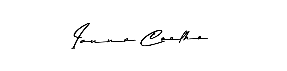 How to make Ianna Coelho signature? Asem Kandis PERSONAL USE is a professional autograph style. Create handwritten signature for Ianna Coelho name. Ianna Coelho signature style 9 images and pictures png