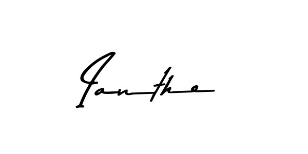 Make a beautiful signature design for name Ianthe. Use this online signature maker to create a handwritten signature for free. Ianthe signature style 9 images and pictures png