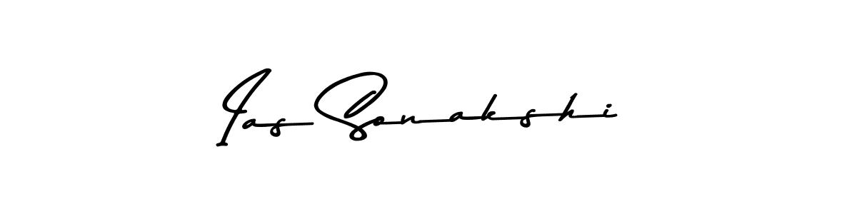 Make a beautiful signature design for name Ias Sonakshi. With this signature (Asem Kandis PERSONAL USE) style, you can create a handwritten signature for free. Ias Sonakshi signature style 9 images and pictures png