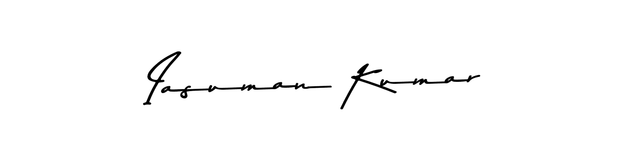 This is the best signature style for the Iasuman Kumar name. Also you like these signature font (Asem Kandis PERSONAL USE). Mix name signature. Iasuman Kumar signature style 9 images and pictures png
