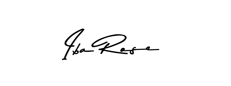 Make a beautiful signature design for name Iba Rose. With this signature (Asem Kandis PERSONAL USE) style, you can create a handwritten signature for free. Iba Rose signature style 9 images and pictures png