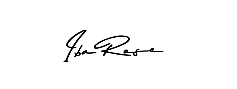 Use a signature maker to create a handwritten signature online. With this signature software, you can design (Asem Kandis PERSONAL USE) your own signature for name Iba Rose. Iba Rose signature style 9 images and pictures png