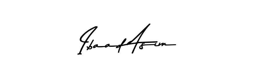 Similarly Asem Kandis PERSONAL USE is the best handwritten signature design. Signature creator online .You can use it as an online autograph creator for name Ibaad Asim. Ibaad Asim signature style 9 images and pictures png