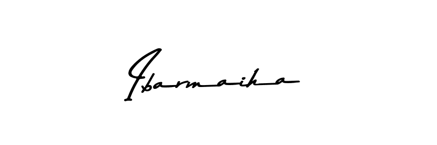 Create a beautiful signature design for name Ibarmaiha. With this signature (Asem Kandis PERSONAL USE) fonts, you can make a handwritten signature for free. Ibarmaiha signature style 9 images and pictures png
