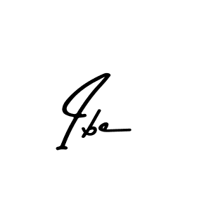 Design your own signature with our free online signature maker. With this signature software, you can create a handwritten (Asem Kandis PERSONAL USE) signature for name Ibe. Ibe signature style 9 images and pictures png