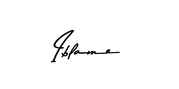 Asem Kandis PERSONAL USE is a professional signature style that is perfect for those who want to add a touch of class to their signature. It is also a great choice for those who want to make their signature more unique. Get Iblame name to fancy signature for free. Iblame signature style 9 images and pictures png