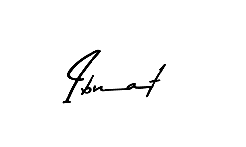 Similarly Asem Kandis PERSONAL USE is the best handwritten signature design. Signature creator online .You can use it as an online autograph creator for name Ibnat. Ibnat signature style 9 images and pictures png