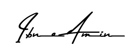 Designed for modern professionals: Ibne Amin name signature crafted with Asem Kandis PERSONAL USE script. Ready for digital PDF workflows. Ibne Amin signature style 9 images and pictures png