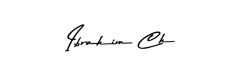 Ibrahim Ch stylish signature style. Best Handwritten Sign (Asem Kandis PERSONAL USE) for my name. Handwritten Signature Collection Ideas for my name Ibrahim Ch. Ibrahim Ch signature style 9 images and pictures png