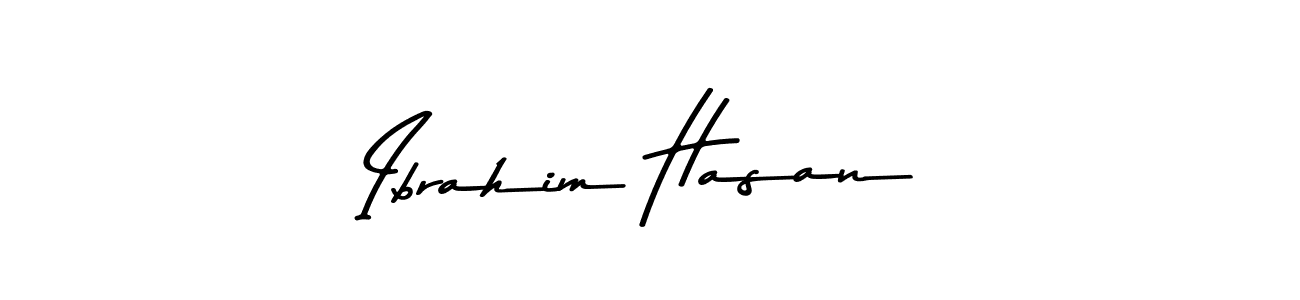 Here are the top 10 professional signature styles for the name Ibrahim Hasan. These are the best autograph styles you can use for your name. Ibrahim Hasan signature style 9 images and pictures png