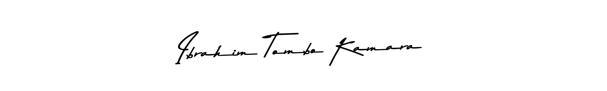 Make a beautiful signature design for name Ibrahim Tombo Kamara. With this signature (Asem Kandis PERSONAL USE) style, you can create a handwritten signature for free. Ibrahim Tombo Kamara signature style 9 images and pictures png
