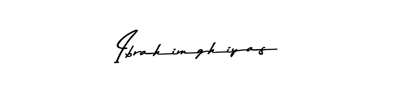 How to make Ibrahimghiyas signature? Asem Kandis PERSONAL USE is a professional autograph style. Create handwritten signature for Ibrahimghiyas name. Ibrahimghiyas signature style 9 images and pictures png