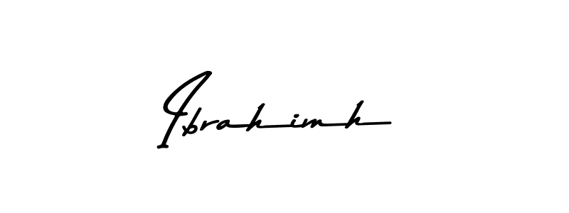 if you are searching for the best signature style for your name Ibrahimh. so please give up your signature search. here we have designed multiple signature styles  using Asem Kandis PERSONAL USE. Ibrahimh signature style 9 images and pictures png
