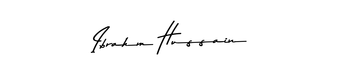Design your own signature with our free online signature maker. With this signature software, you can create a handwritten (Asem Kandis PERSONAL USE) signature for name Ibrahm Hussain. Ibrahm Hussain signature style 9 images and pictures png